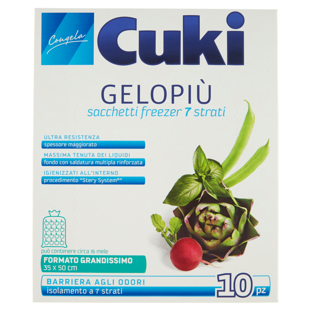 Cuki Gelopiù 35x50 cm 10 Sacchetti, , large