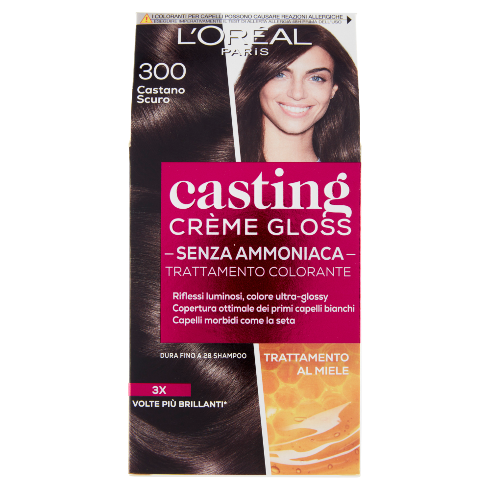 L'Oréal Paris Casting Crème Gloss Colorazione Permanente Castano Scuro N.300 - -