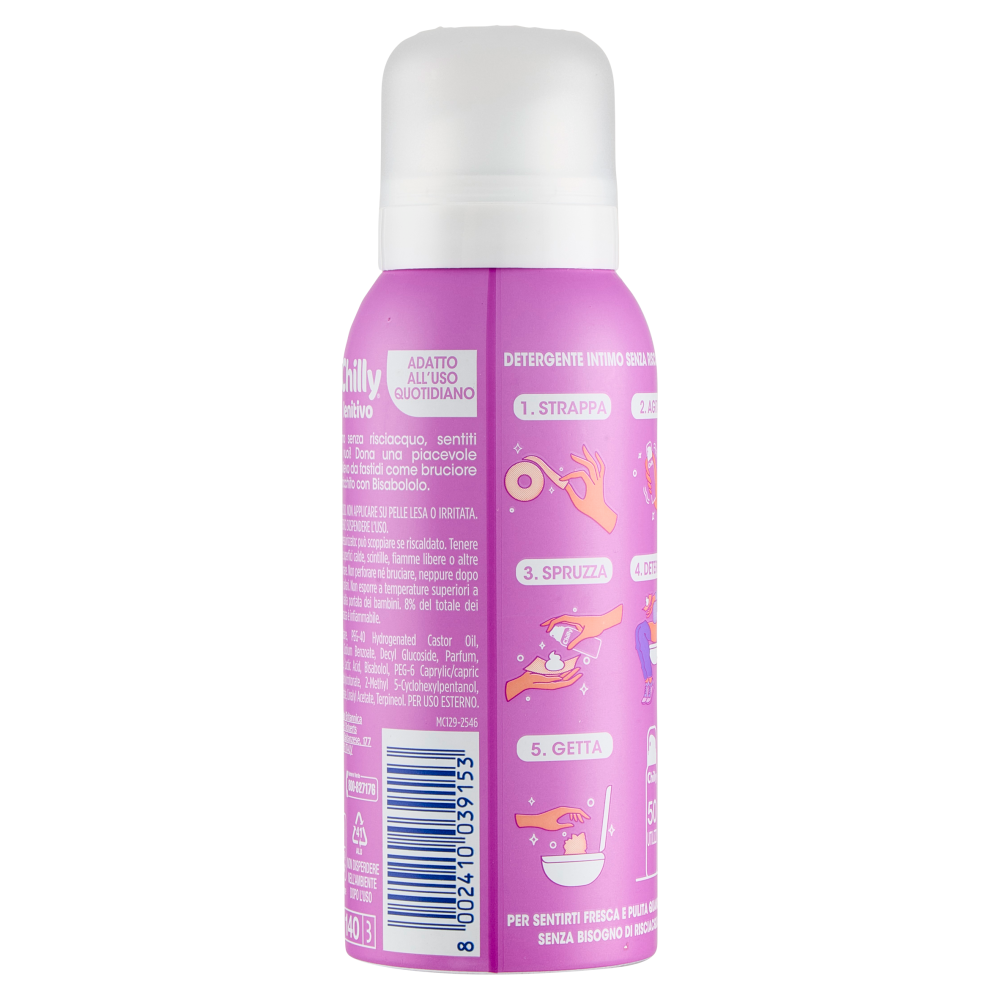 Chilly Lenitivo Detergente Intimo senza Risciacquo 100 ml, , large