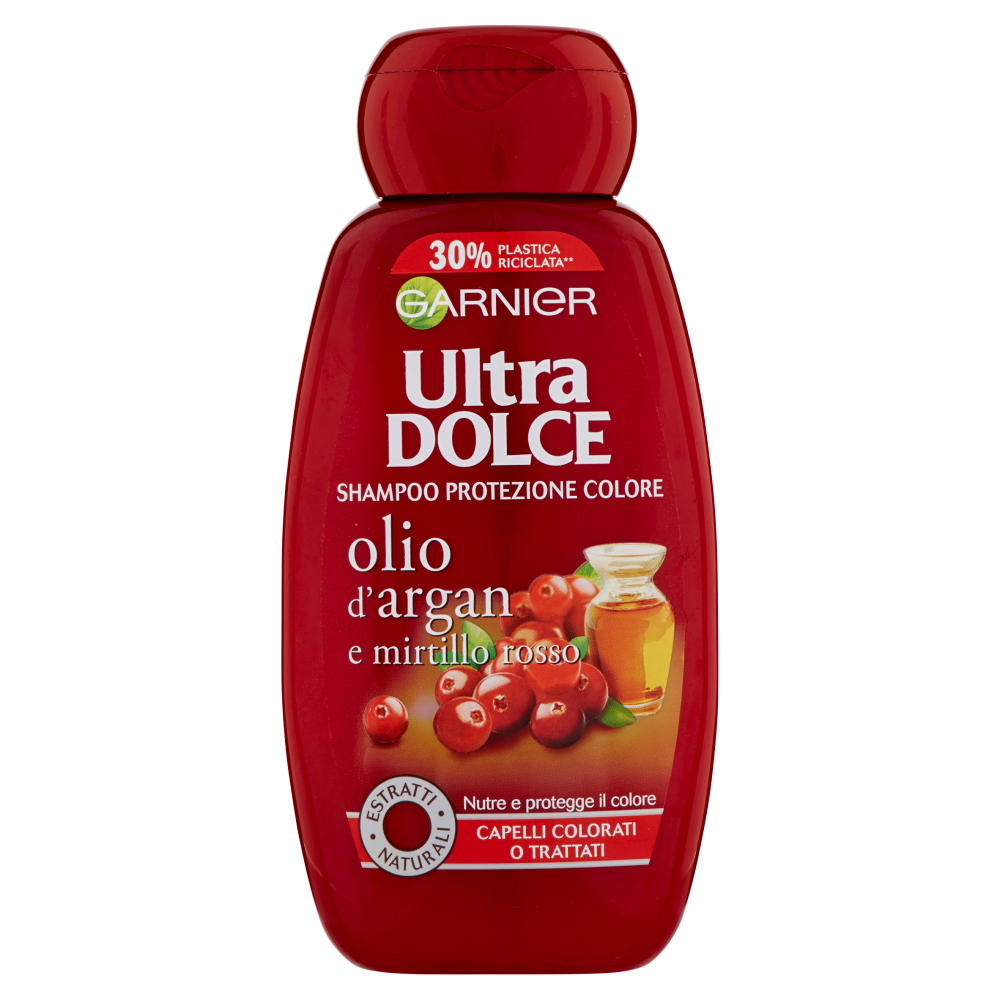 Garnier Ultra Dolce Olio d'Argan e Mirtillo Shampoo 250ml - -