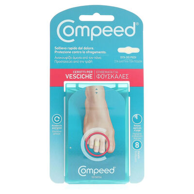 Compeed Cerotti Vesciche Piedi 8 Pezzi