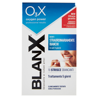 Blanx O₃X Oxygen Power 10 Strisce Sbiancanti