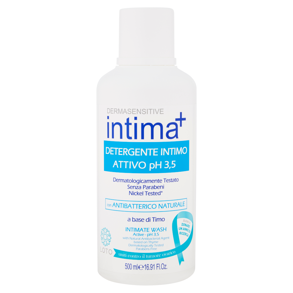 3 pz INTIMA+ DETERGENTE INTIMO ATTIVO pH 3,5 a base di Timo parti intime 500ml - Immagine 2