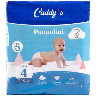 Caddy's Pannolini Maxi (4-8 Kg) 21 Pezzi