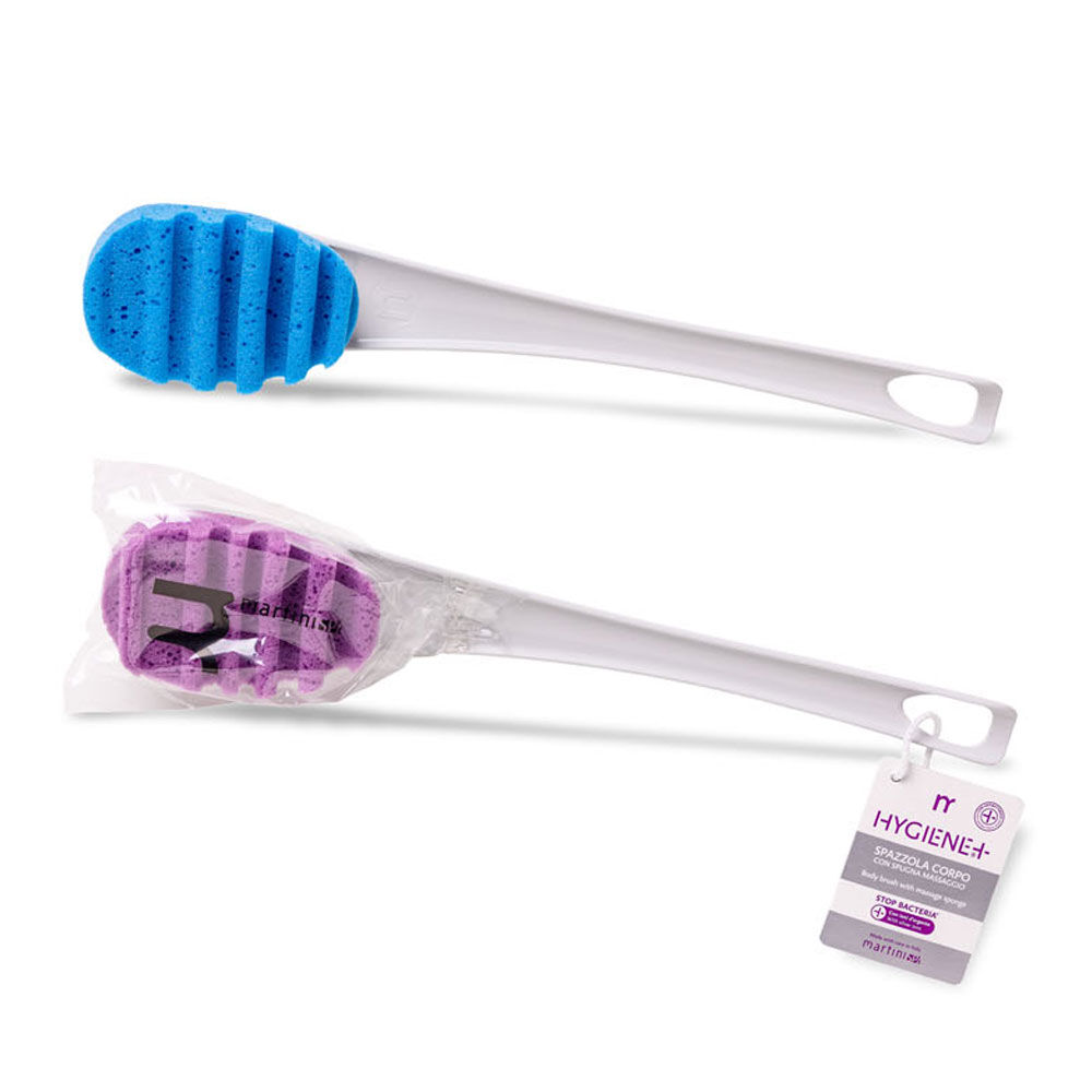 Martini Hygiene+ Spazzola Corpo con Spugna Massaggio, , large