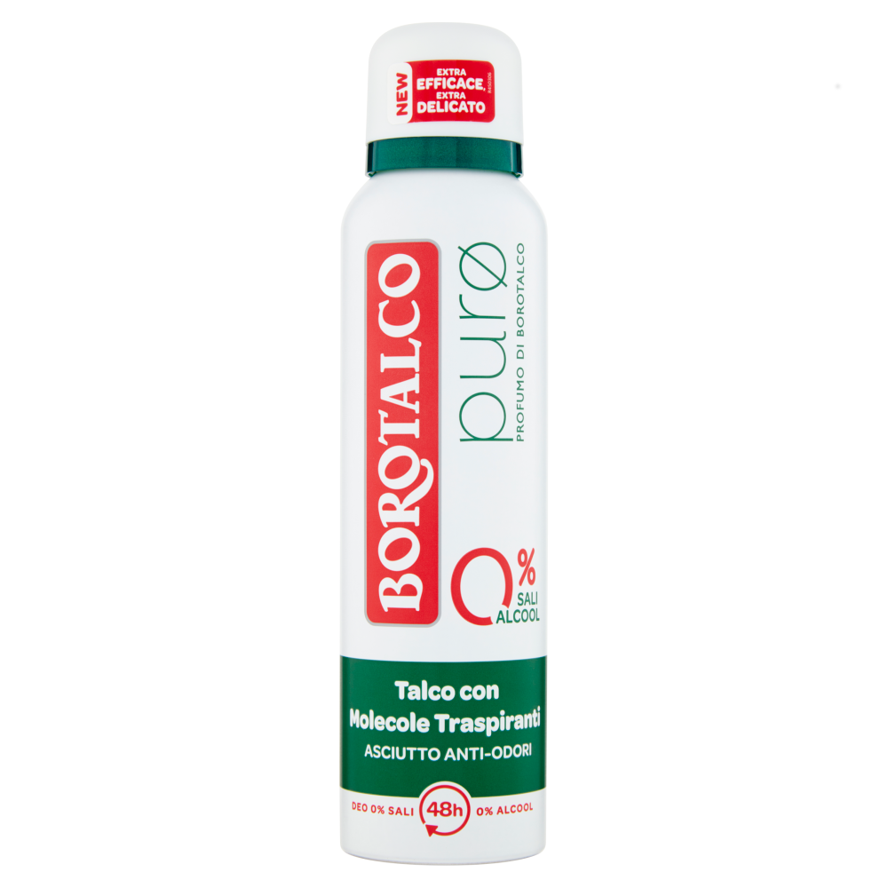 Manetti & Roberts Deodorante Spray Borotalco Deo Puro Senza Alcool, 150Ml - Immagine 8