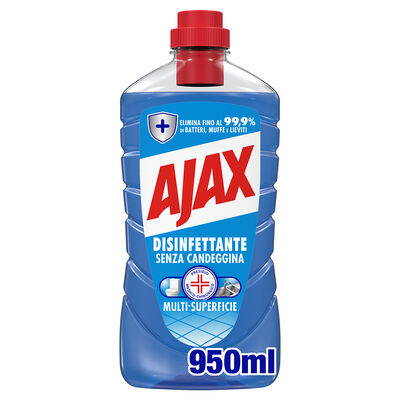Ajax Detersivo Pavimenti Disinfettante Contro Batteri 950ml