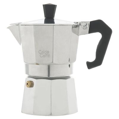 Caldo Caff&egrave; Caffettiera Alluminio 3 Tazze