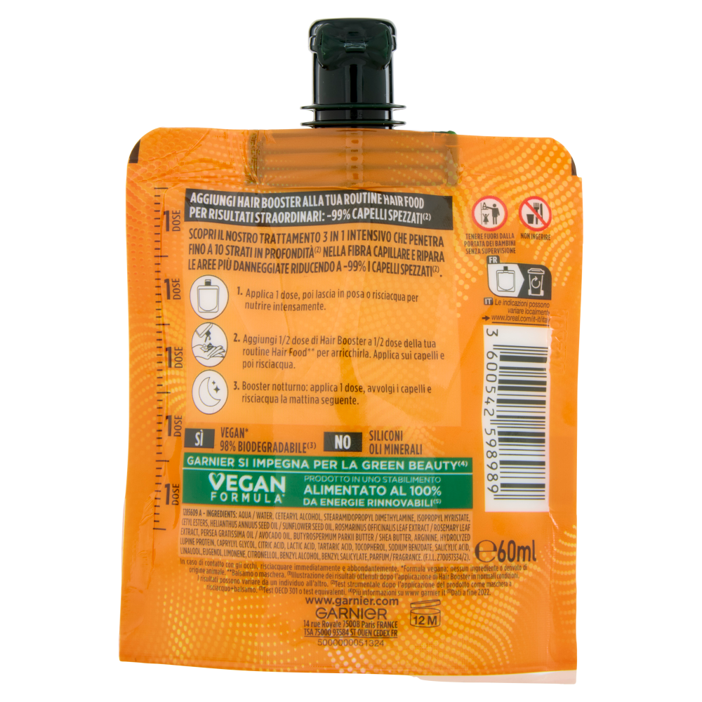 Garnier Fructis Hair Booster Proteine Anti-Rottura 60ml, , large