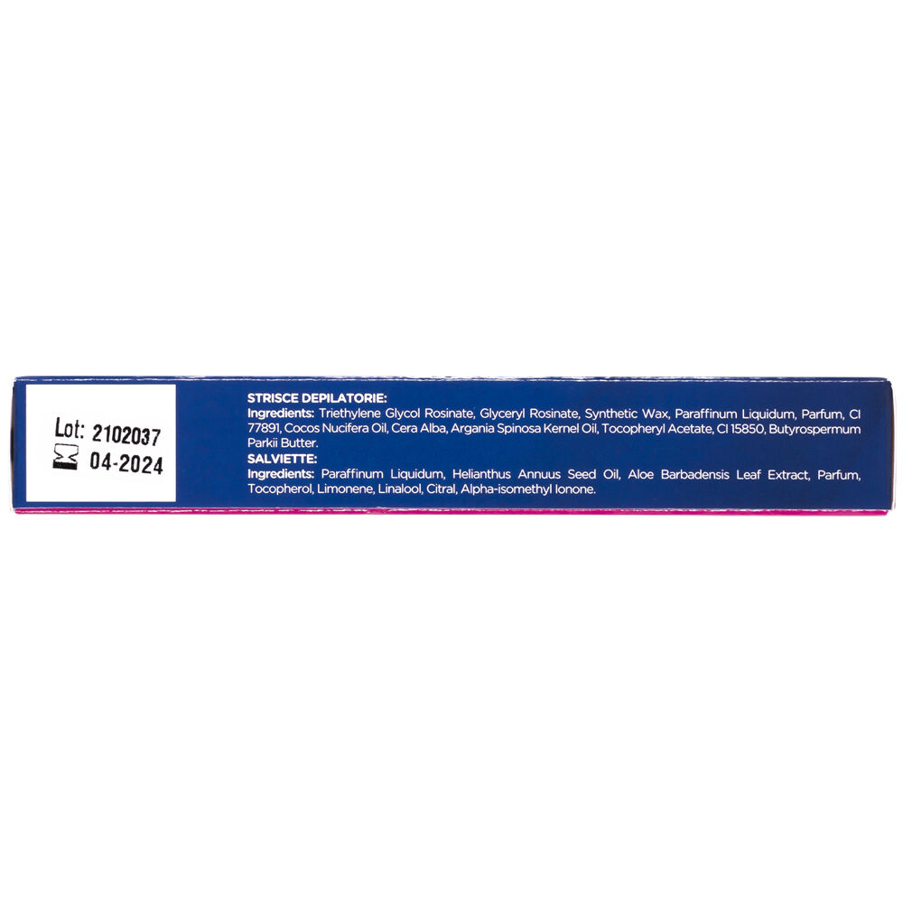 Caddy's Pelli Normali Strisce Depilatorie Corpo 16 Pezzi + 2 Salviette Post-Epilazione, , large