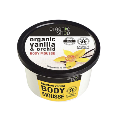 Organic Shop Body Mousse Vaniglia Bourbon 250 ml