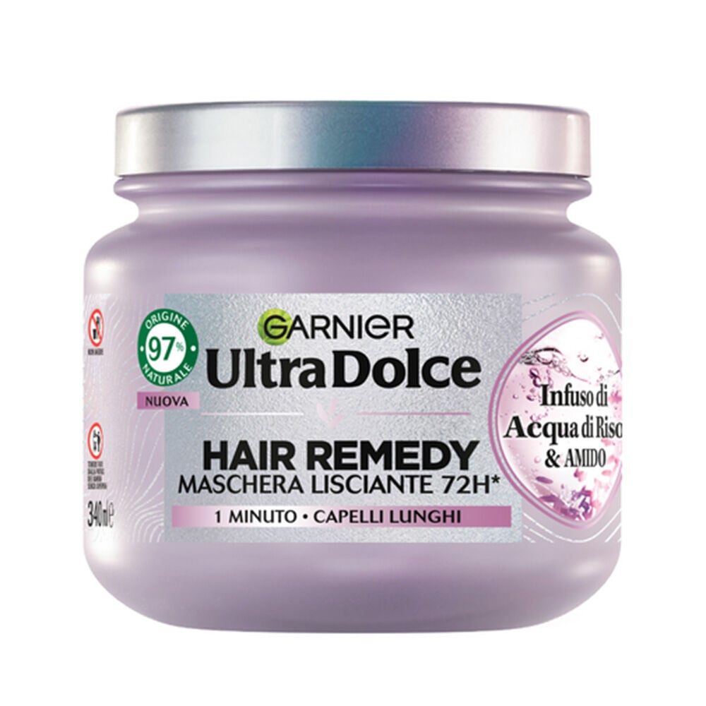 Garnier - Ultra Dolce Acqua Di Riso & Amido - Maschera Lisciante 340 Ml - Immagine 4