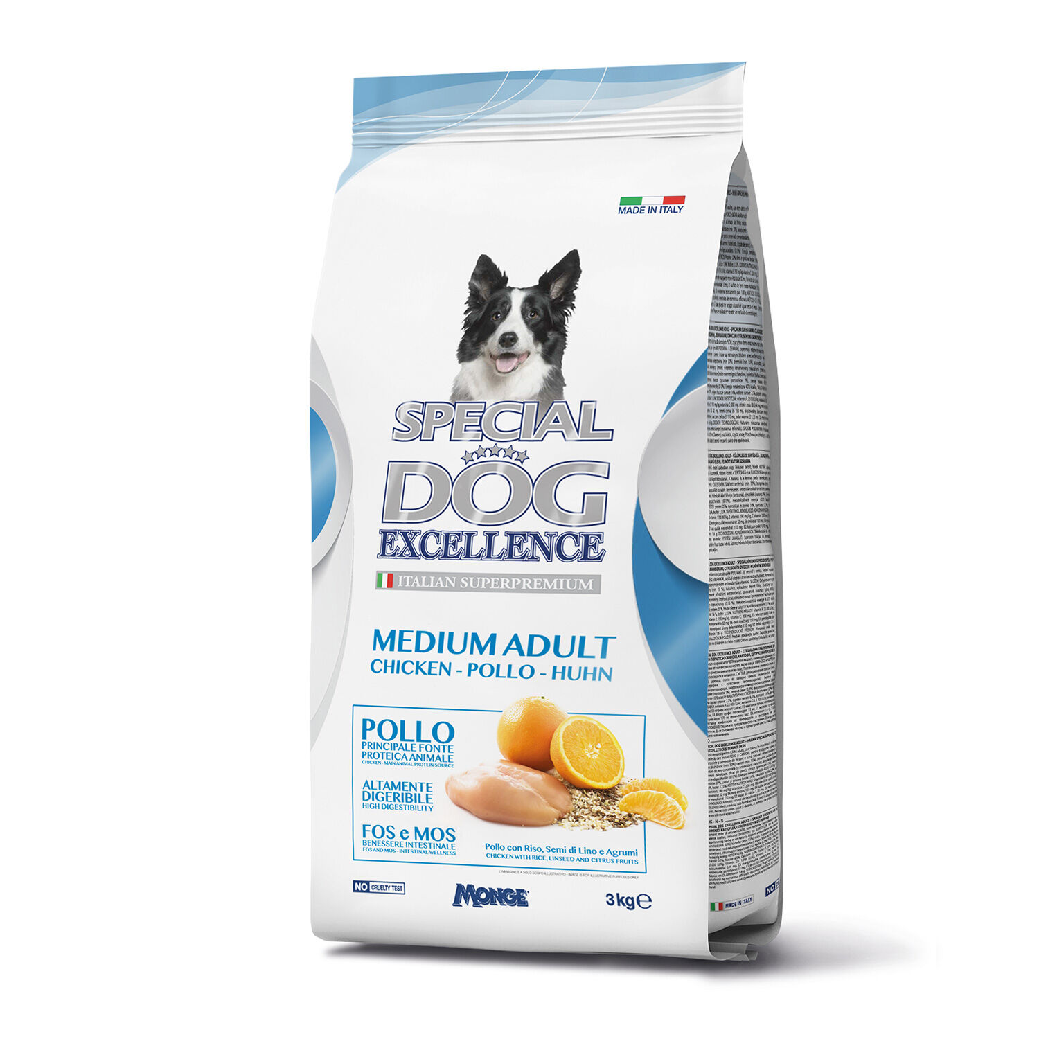 Special Dog Excellence Medium Adult Pollo 3 kg - -
