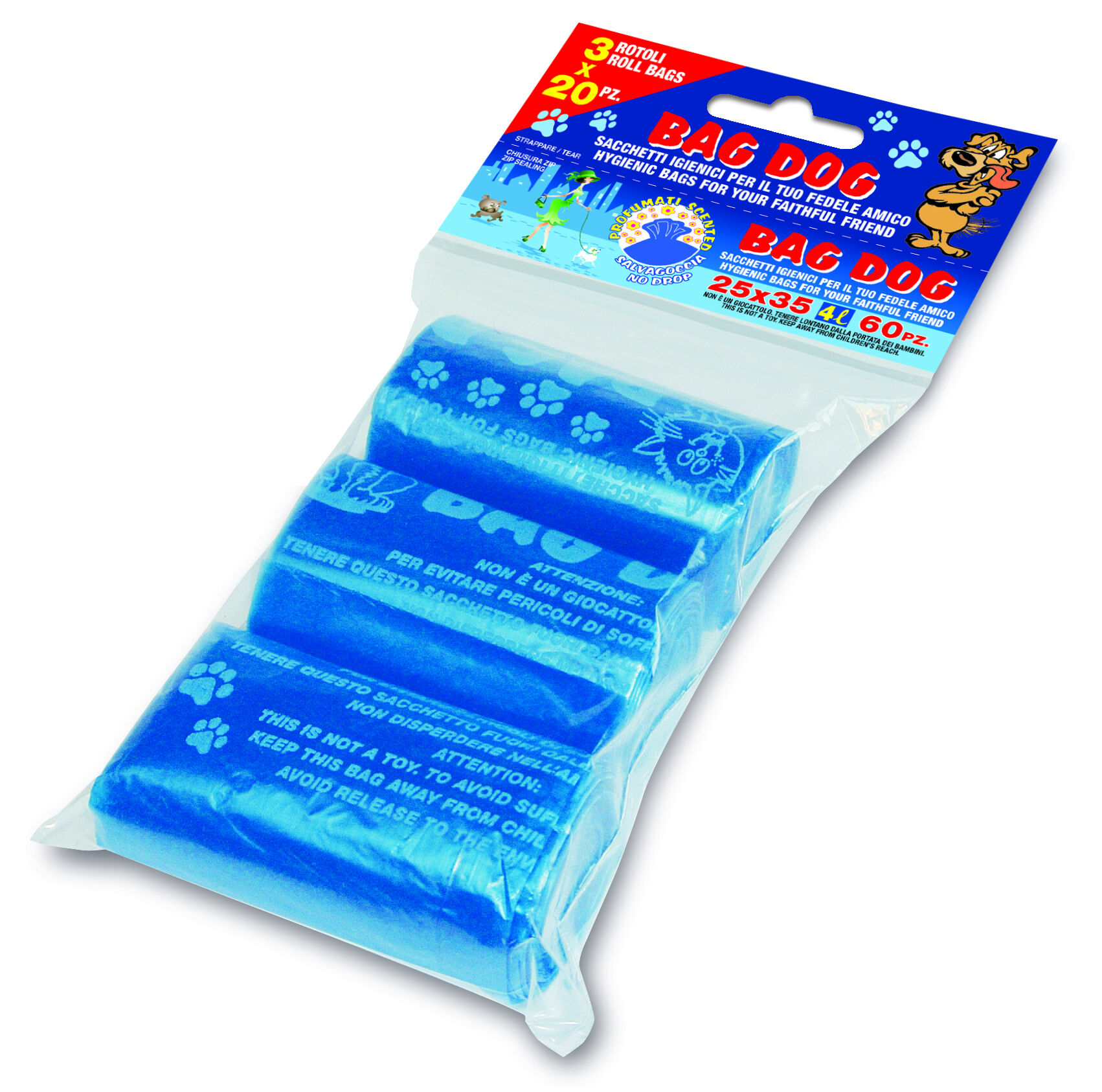 Bag Dog Ricarica Sacchetti 60 Pezzi - -