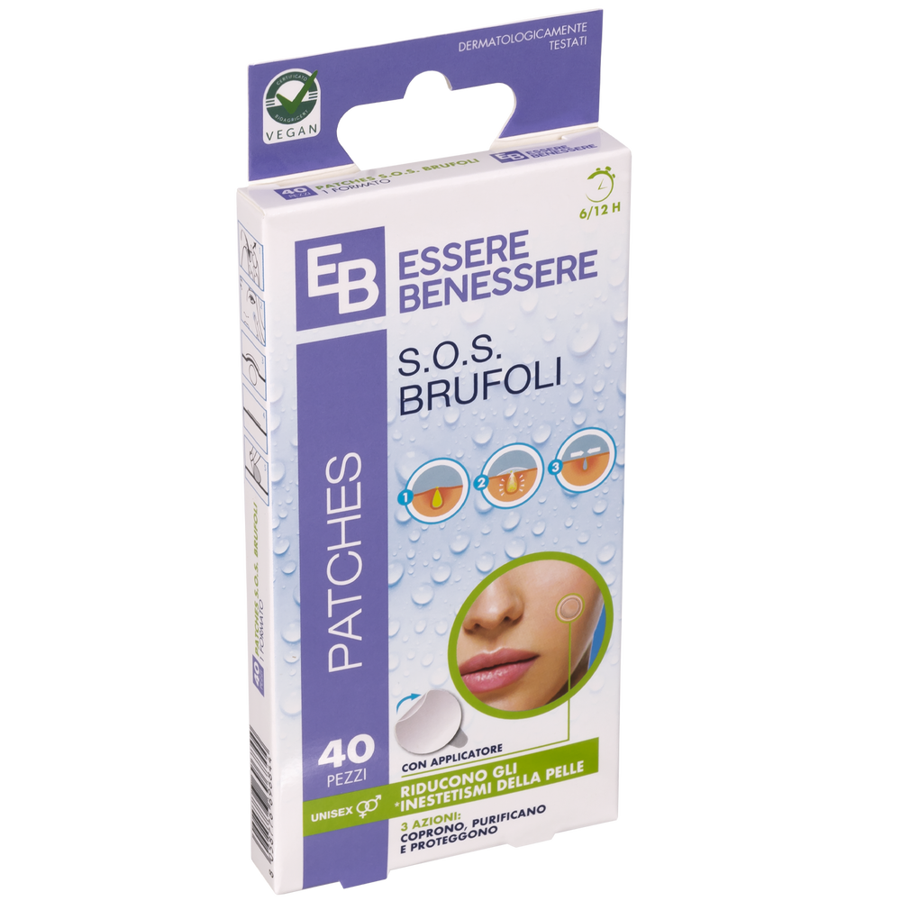 Essere Benessere Patches Sos Brufoli 40pz, , large