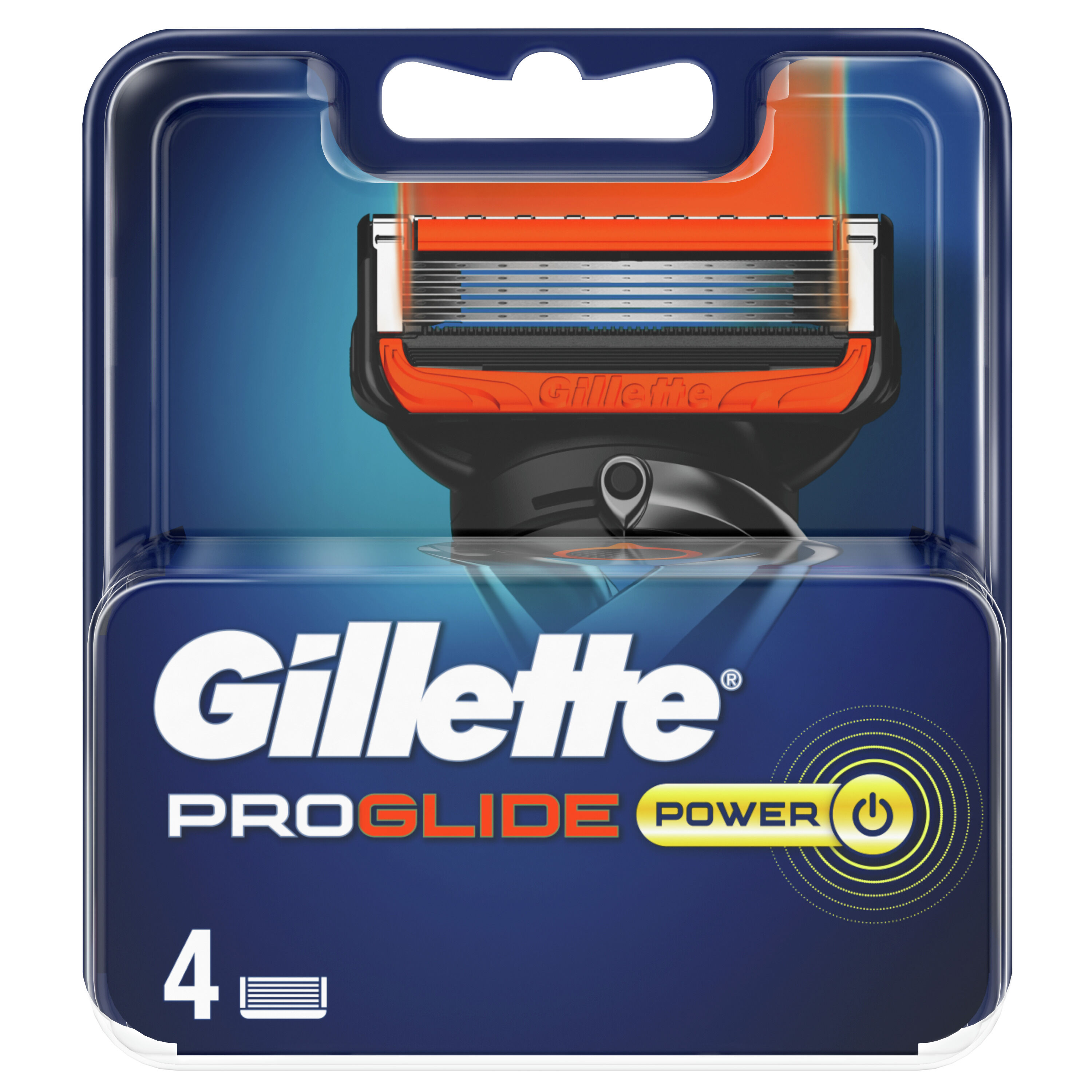 Gillette Fusion Proglide Power Ricarica 4 Pezzi - -