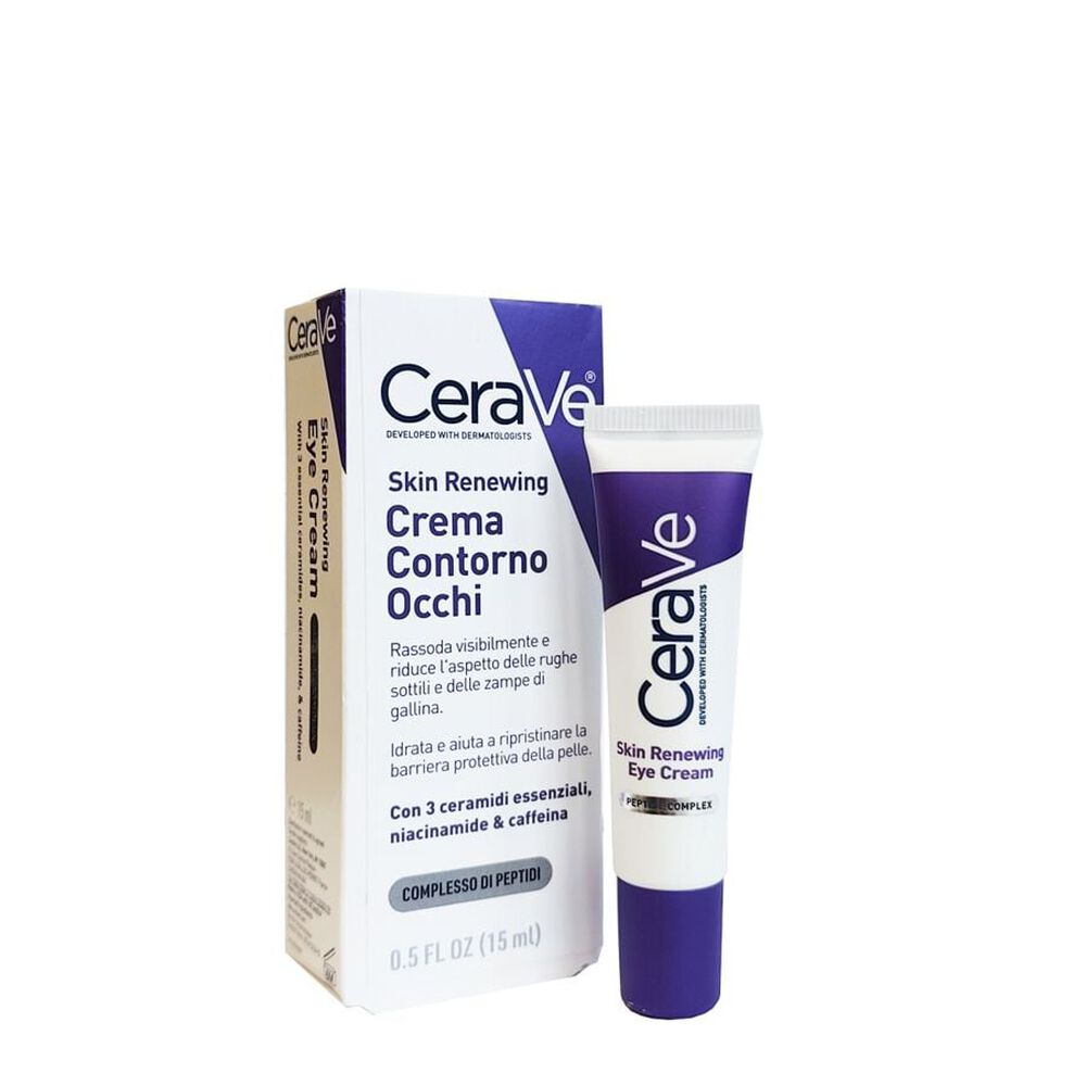 Cerave Skin Renewing Crema Contorno Occhi con Peptidi 15 ml, , large