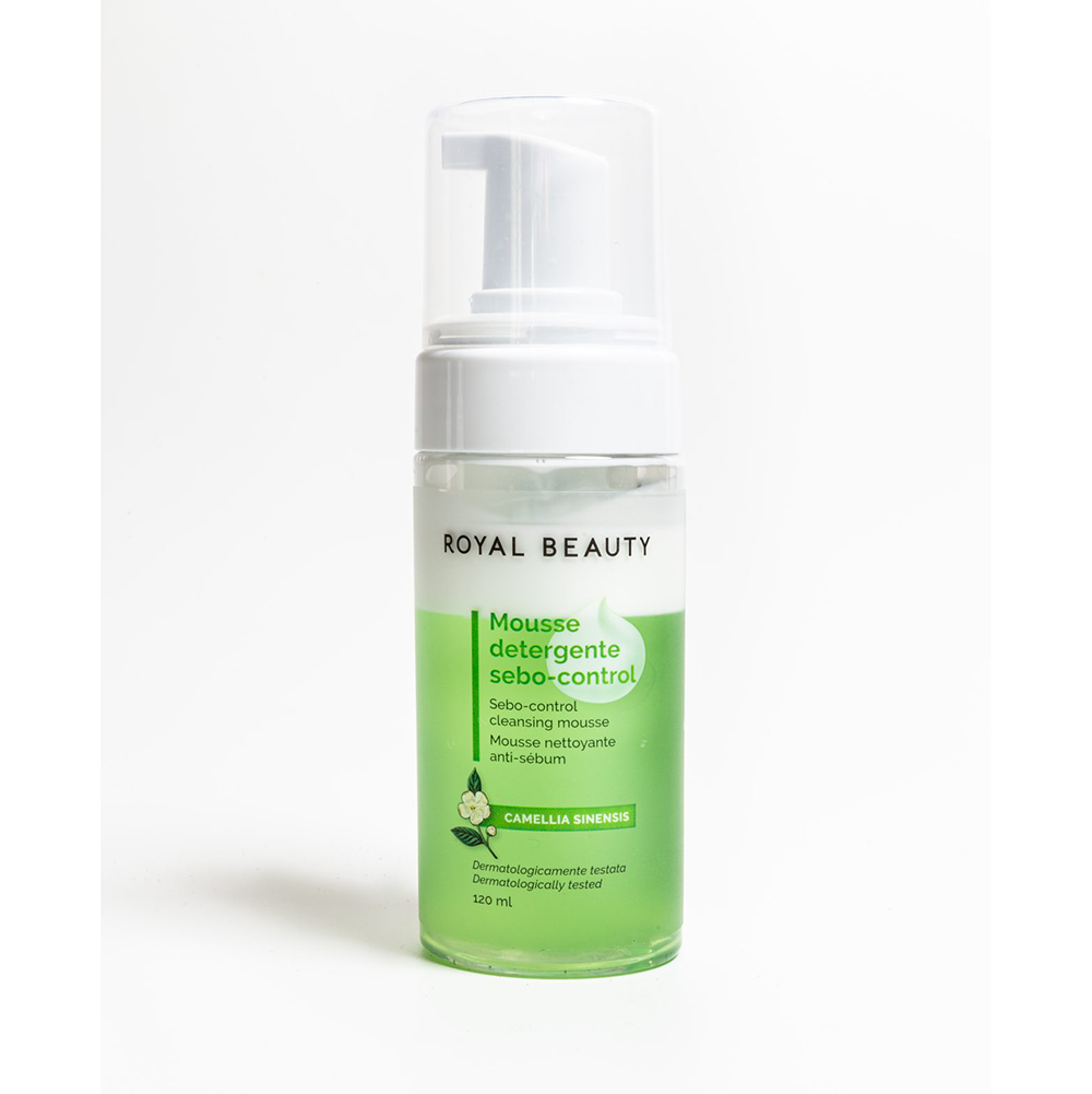 Royal Beauty Mousse Detergente Sebo - Control 120ml - -