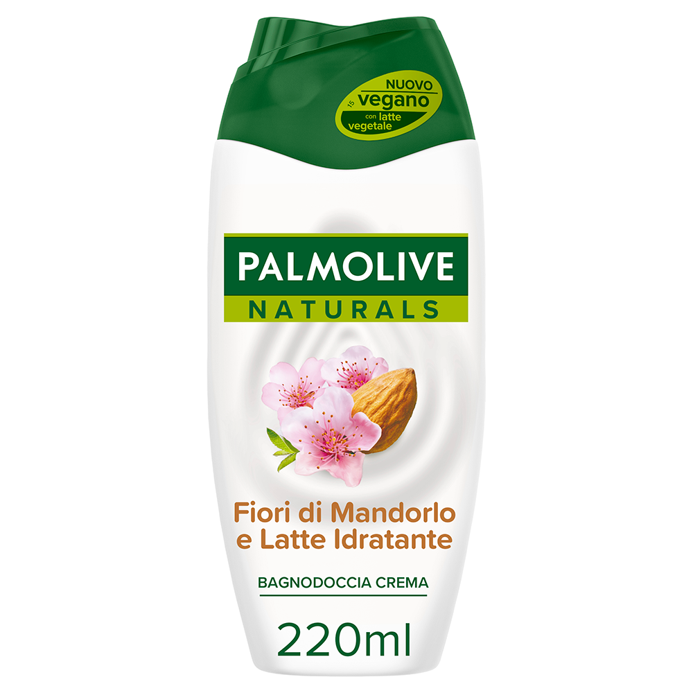 Palmolive Bagnoschiuma Naturals Fiori di Mandorlo con Idratante 220 ml, , large