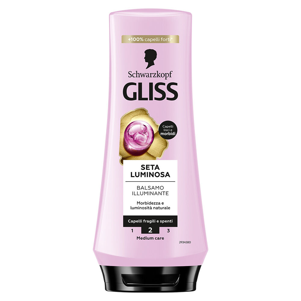 Gliss Hair Repair Seta Luminosa Balsamo 200 ml, , large