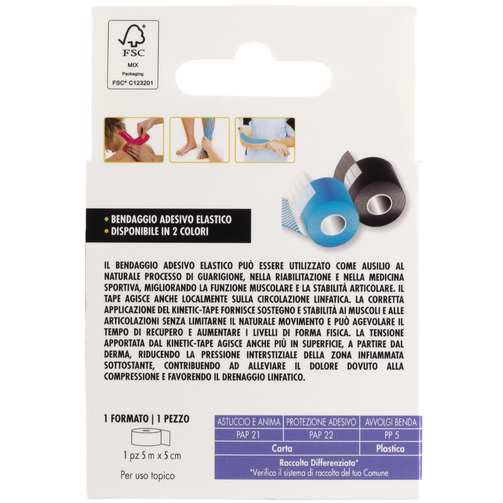 Essere Benessere Kinetik Blu/NEro5mx5cm 1pz, , large