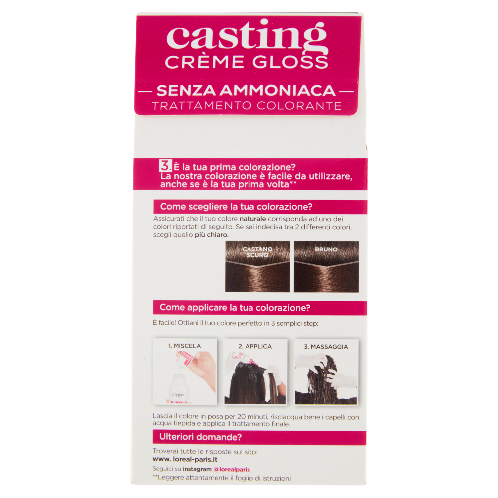 Casting Cr&egrave;me Gloss Colorazione Permanente Castano Iced-Choco N.513, , large