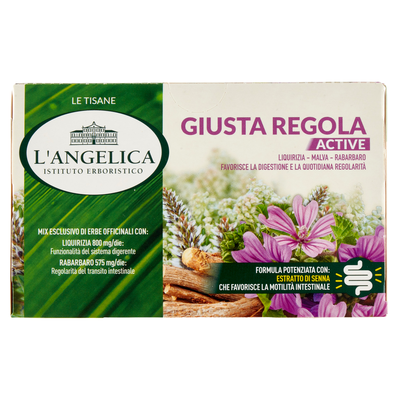 L'Angelica le Tisane Giusta Regola Active 20 Filtri 40 g