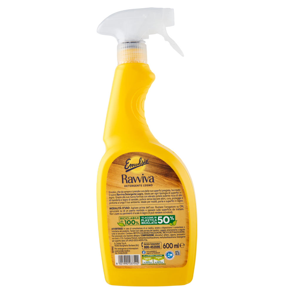 Emulsio Ravviva Legno 600ml, , large