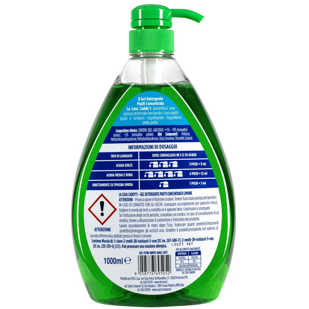 Caddy's Piatti Gel Concentrato Limone 100ml, , large