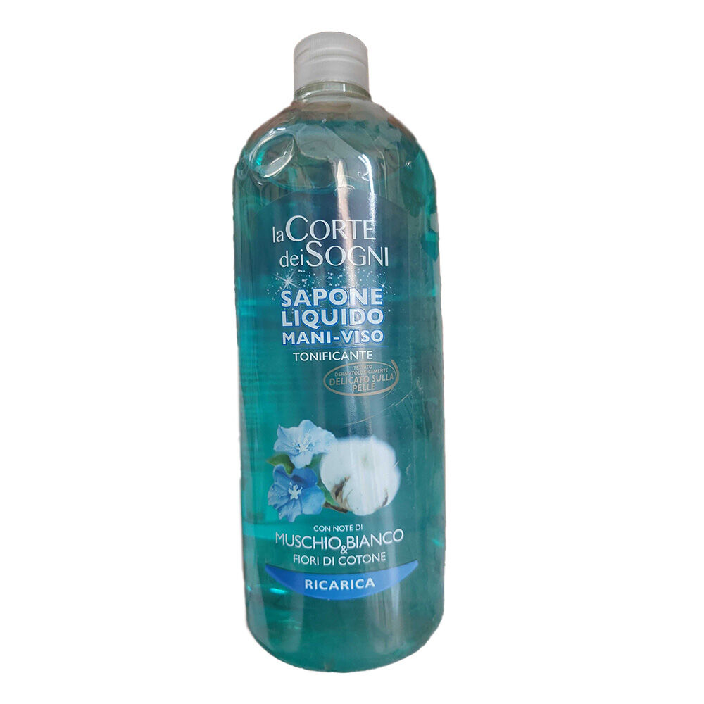 Corte dei Sogni Ricarica Sapone Liquido Muschio Bianco 1 L, , large
