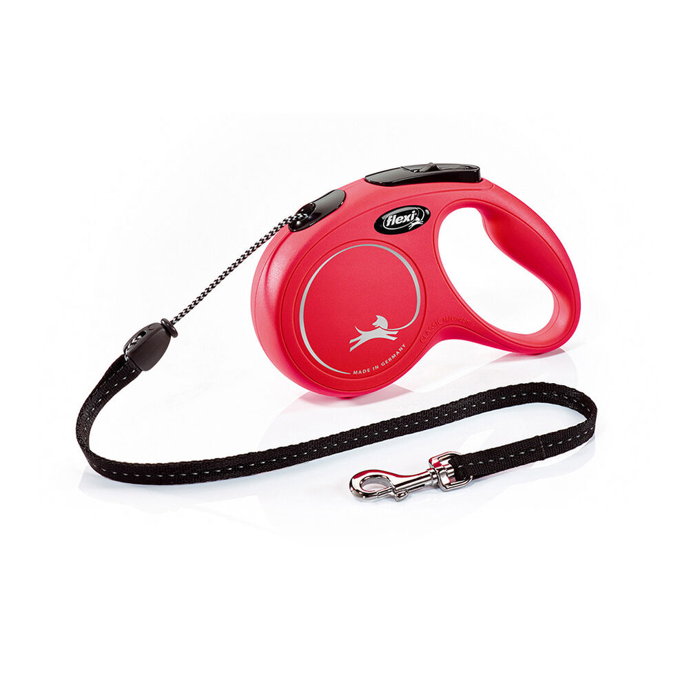 Flexi Guinzaglio New Classic Medium Rosso 5 mt, , large
