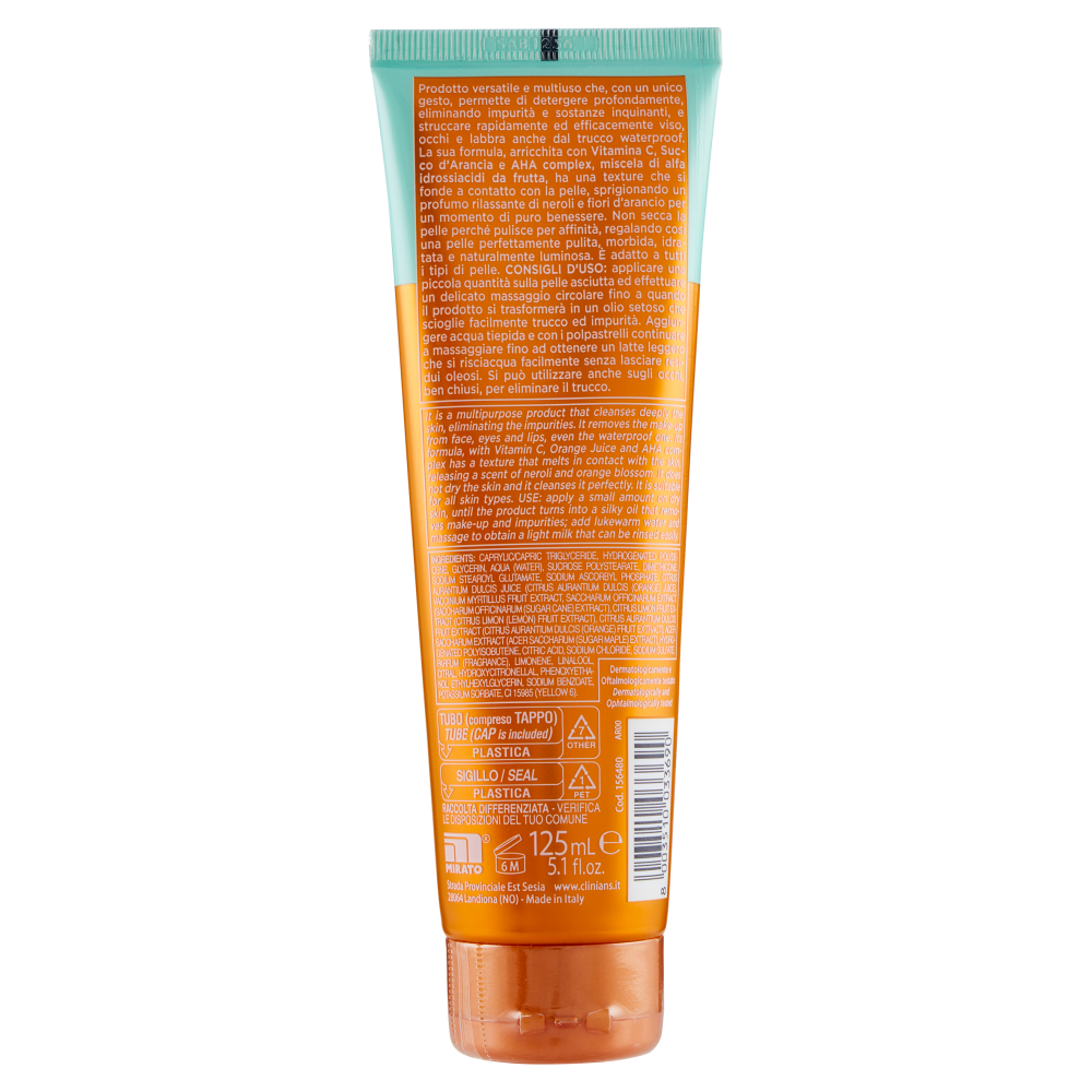 Clinians Vitamina C Olio Gel Struccante 125 ml, , large