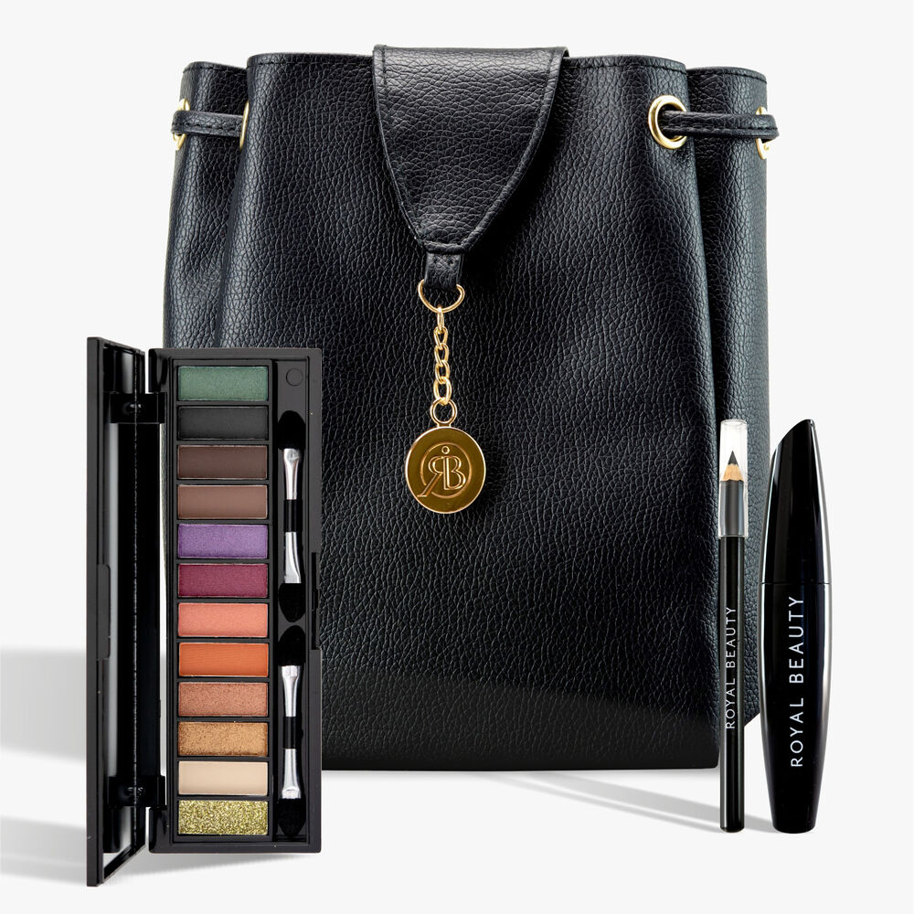 Royal Beauty Borsa Tracolla Nicoletta con Palette Occhi, Mascara e Matita, , large