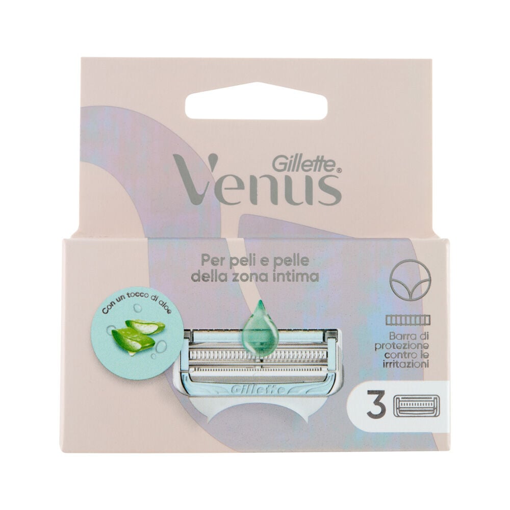 Gillette Venus Lame Intimate 5 Lame x3 Ricariche - -