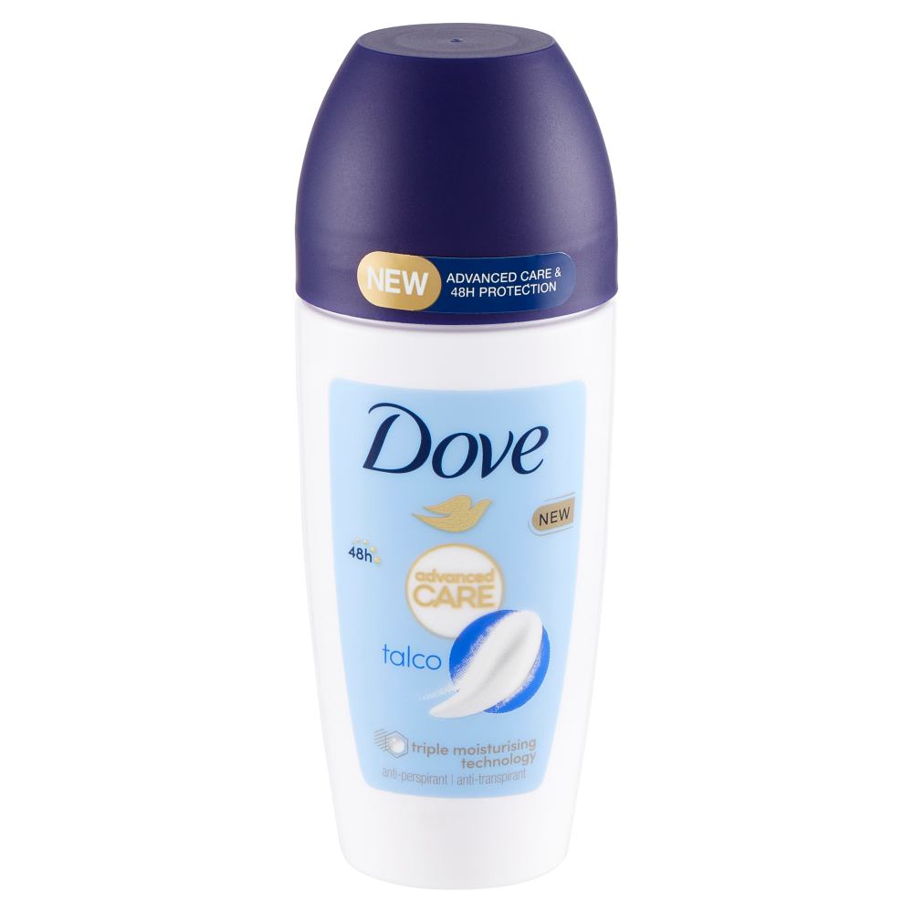 DOVE Advanced Care Talco - Deodorante Roll-On 50 ml - Immagine 5