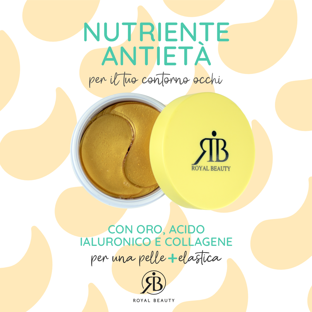 Royal Beauty Maschera Occhi in Idrogel Nutriente e Antietà 30 Pezzi, , large