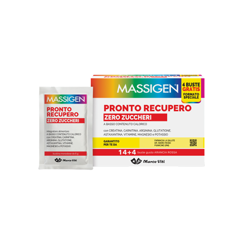 Massigen Pronto Recupero Zero Zuccheri 18 Bustine - -
