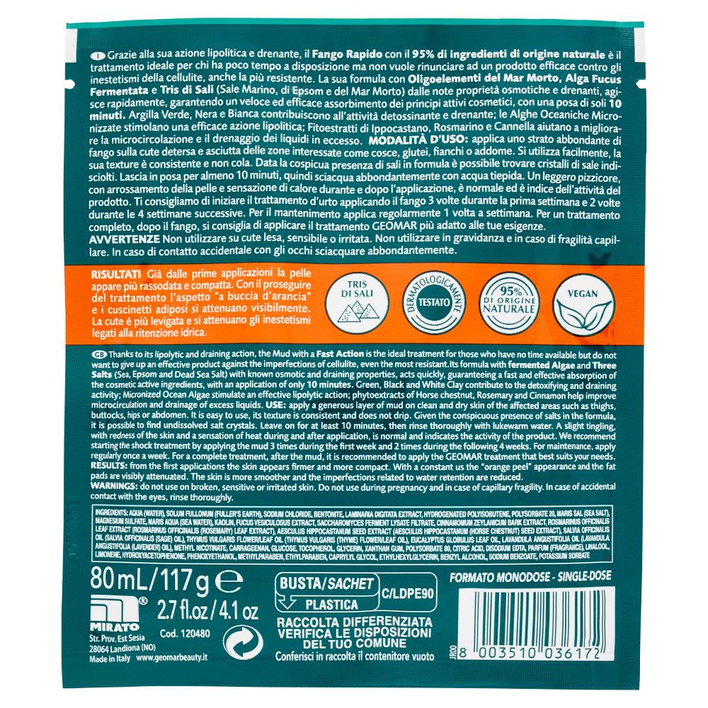 Geomar Fango Rapido Rassodante 80 ml, , large