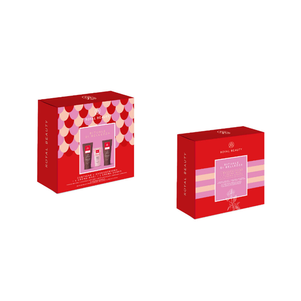 Royal Beauty Cofanetto Bagnoschiuma 250ml + Crema Mani 100ml + Crema Corpo 250ml - -