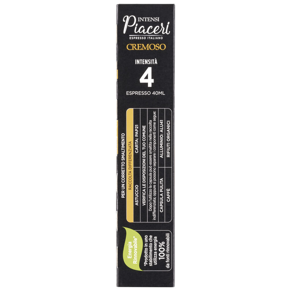 Intensi Piaceri Caffé Cremoso Intensità 4 10 Capsule, , large