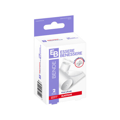 Essere Benessere Bende Elastiche 2 Pezzi