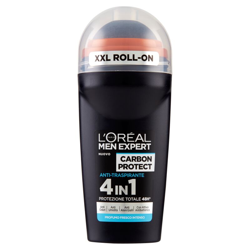 L'Oréal Men Expert Carbon Protect 4 in 1 XXL Roll-On 50 ml - -