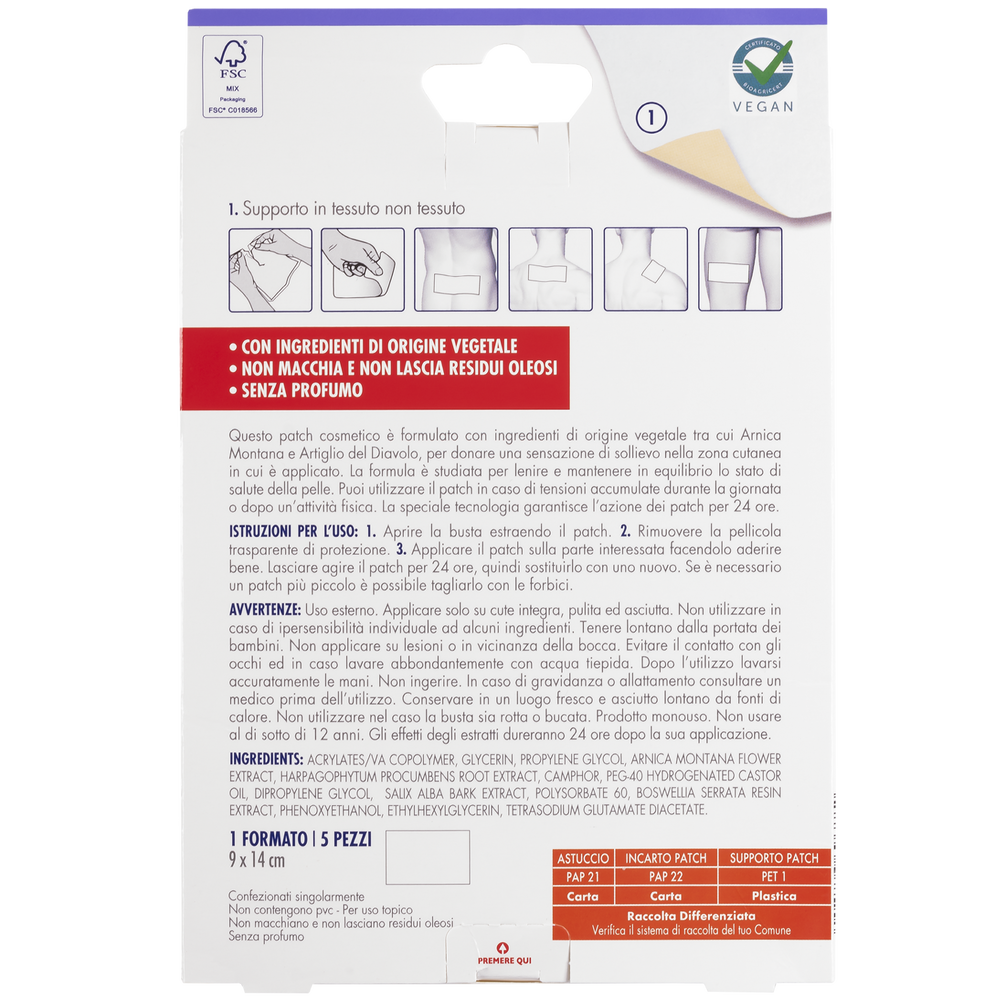 Essere Cerotti Cosmetici all'Arnica 5 Pezzi, , large