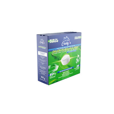 Caddy's Tabs Lavastoviglie Naturally 25 Pezzi 