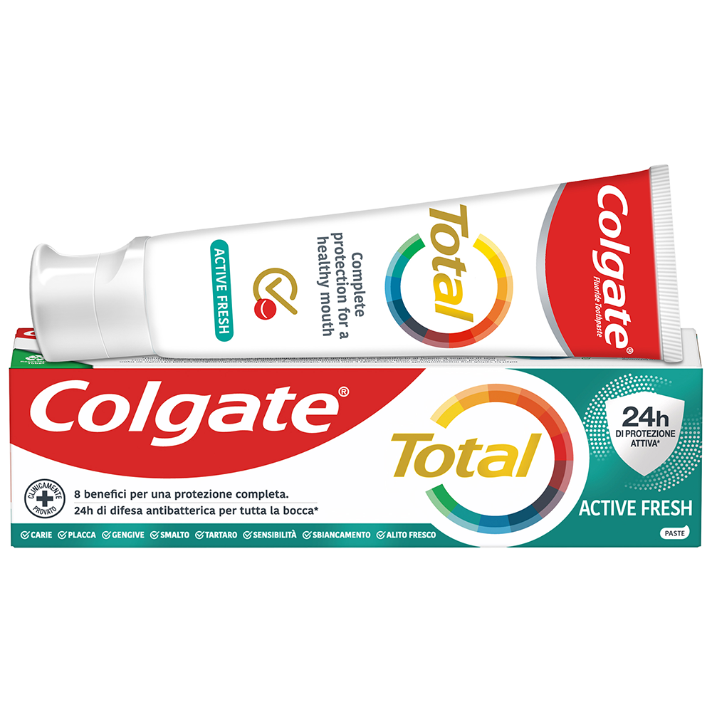 Colgate Dentifricio Total Active Fresh 24H Di Protezione Attiva 75 Ml - --image