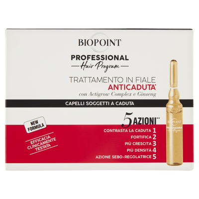 Biopoint Professional Hair Program Trattamento in Fiale Anticaduta 10 Pezzi