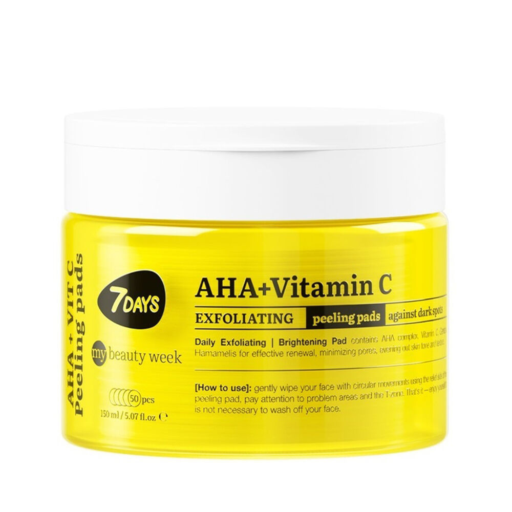 7Days Peeling Pad Viso Esfoliante Double-Face, , large