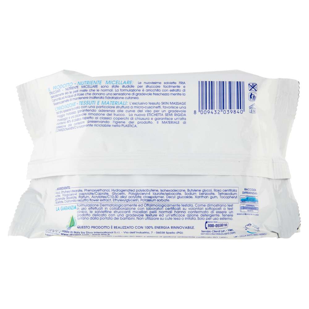 Fria Salviette Struccanti  25 pezzi, , large