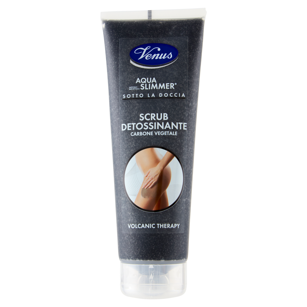 Venus Aqua Slimmer Sotto la Doccia Scrub Detossinante Carbone Vegetale 250 ml, , large
