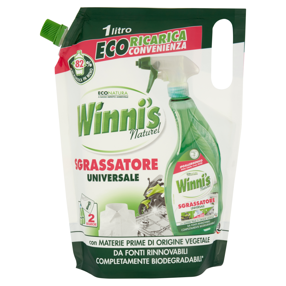Winni's Naturel Sgrassatore Ecoricarica 1000 ml, , large